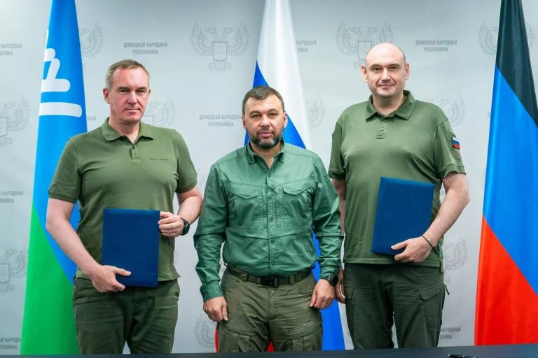 Руслан Кухарук посетил ДНР с рабочей поездкой