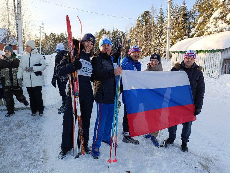 Спортивные страсти на лыжне