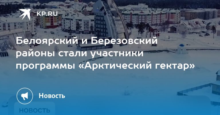Программа «Арктический гектар» законодательно закреплена на территории Белоярского и Березовского районов